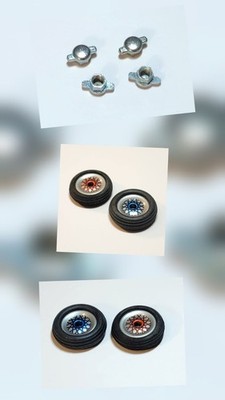 SCHUCO for Studio 1050 set of 4 wheel hubs/tire/wheel nuts