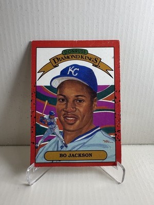 Donruss 1989 Diamond Kings Insert Bo Jackson Kansas City Royals #1 MLB Card