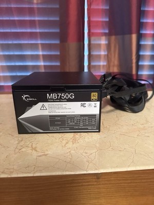   G.SKILL MB750G 750W Power Supply   80+ Gold Certified  