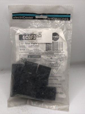 *BAG OF 5* ECQF3P Breaker Filler Plates Compatible with Siemens Load Center