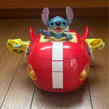 Stitch Red Spaceship Popcorn Bucket Tokyo Disney Resort Limited Japan USED