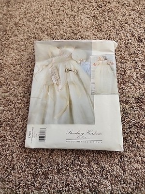 Vogue #1755 Strasburg Heirloom Collection Babies Christening Dress Pattern