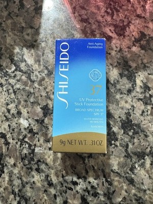 NEW Shiseido Anti-Aging UV Protective Stick Foundation