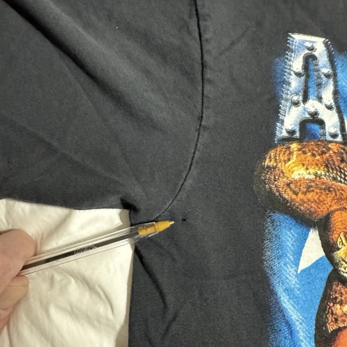 T-shirt vintage anni '90 WWF Stone Cold Steve Austin Don't Trust Anybody avvolgente ~ M - Foto 3 di 9