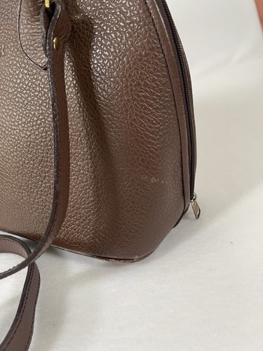 Vintage Jil Sander schokobraun Leder Kuppel Top Henkel Tasche Schultertasche - Bild 18 von 20