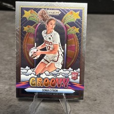 2025 Panini Prizm WNBA Sonia Citron Groovy SP Rookie Washington Mystics #13