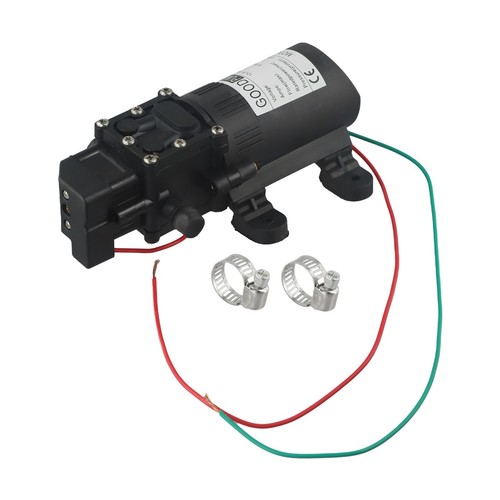12V Membranpumpe einstellbar selbstansaugende Sprühpumpe 1 2 GPM 80 PSI - Bild 2 von 12