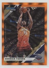 2019-20 Panini Donruss Holo Orange Laser Derrick Favors #192 3o2