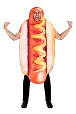 Hot Dog Adult Costume  One Size