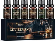 Men Essential Oils Gift Set, Premium Fragrance Oil for Diffusers for Home, Candl
