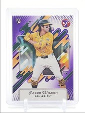 JACOB WILSON 2025 TOPPS PRISTINE ROOKIE PURPLE REFRACTOR RC /99 Q0785