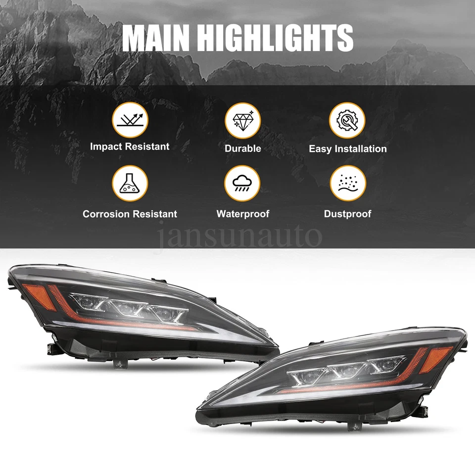 Conjunto de faros LED para actualización LEXUS ES350 2006-2012 Foto 2 de 4