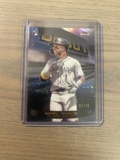 2025 Topps Finest Adael Amador Debut Black Refractor Rookie Card /10 Rockies