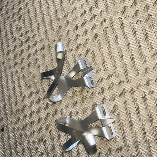 Vintage Campagnolo Alloy Toe clips Preowned - Picture 2 of 6