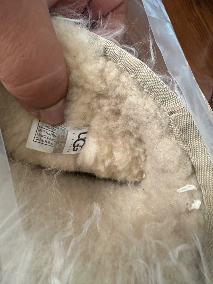 UGG Australia Fluffy White Women's Boot Size 7.5 - Image 2 of 4