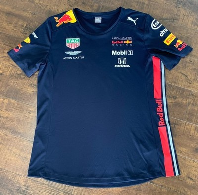 Puma Red Bull Racing Shirt Men XL Navy Aston Martin Performance Jersey Formula 1