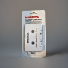 Magnavox Cassette Adapter - Smart Phone/MP3/CD Player to 3.5mm Adapter - New
