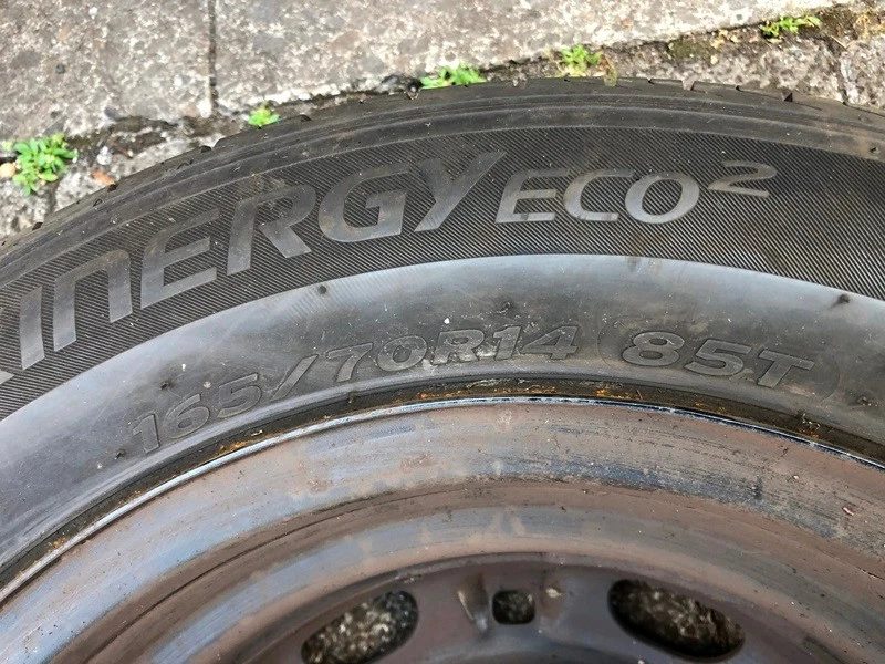 4xkomplette Sommerreifen+Felgen 165/70R14 85T für VW Polo 9N,Fox,Lupo,Seat Ibiza - Bild 3 von 4