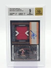 DRAKE LONDON 2022 OBSIDIAN RPA ROOKIE PATCH AUTO ORANGE ETCH /99 BGS 9 RC Q3414