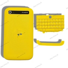 For BlackBerry Classic Q20 Battery Cover Housing Front Chin Keypad Skin Yellow