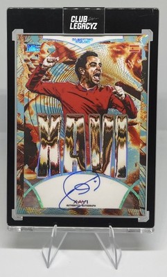 Xavi Hernandez Electric Pulse 04/50 Club Legacyz On Card Auto | eBay