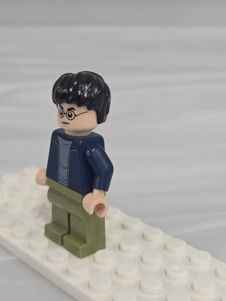LEGO Custom Harry Potter Minifigure Blue Jacket Olive Legs Mix Parts Authentic - Image 3 of 4
