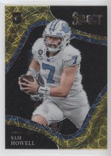 2022 Panini Select Draft Picks Field Level Gold Lazer Prizm Sam Howell #103 sq1