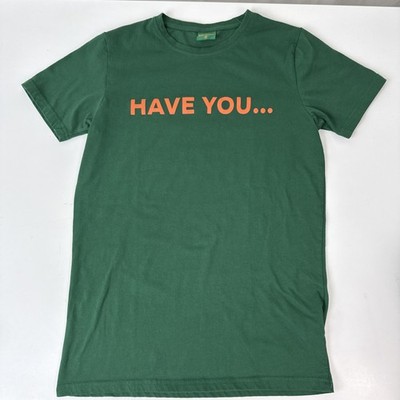 Vintage Jagermeister Shirt Small Green Ice Cold Shot Promo Tee Bar