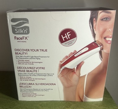 Silk'n FaceFX Face Skin Care Anti Aging Handheld LED Light Treatment OPEN BOX