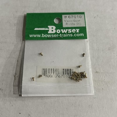Bowser Valve Gear Rivets #67010 For HO Steam Locomotive
