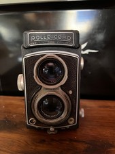 1952-53 Rolleicord III TLR 6x6 Film Camera Zeiss Triotar 75mm f3.5 Parts Repair