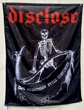 Disclose Dis Nightmare Continues Black Flag/Banner. Punk, Crust, crasher, D-beat