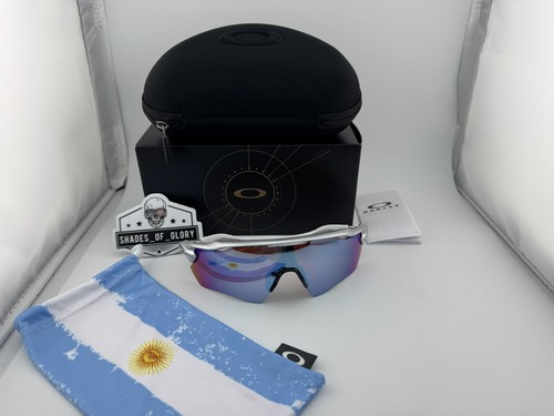 OAKLEY RADAR EV PATH CUSTOM SILVER PRIZM SNOW SAPPHIRE IRIDIUM SUNGLASSES NEW - Picture 12 of 13