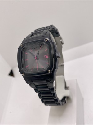 Freestyle Shark Womens Watch 35mm Black Pink Dial WorksNew 