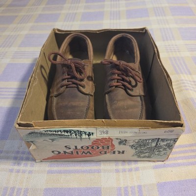 Red Wing Boots Vintage 70s Oxford Mens Low Shoes USA Made Oil Resisting 80s Rare