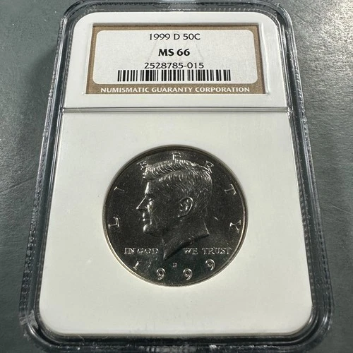 1999-D 50C Kennedy Half Dollar, NGC MS66 (86795)