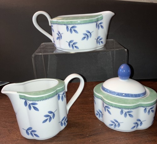 Villeroy & Boch Switch 3 Milchkännchen & Zuckerdose mit Deckel & Sauciere Cordova