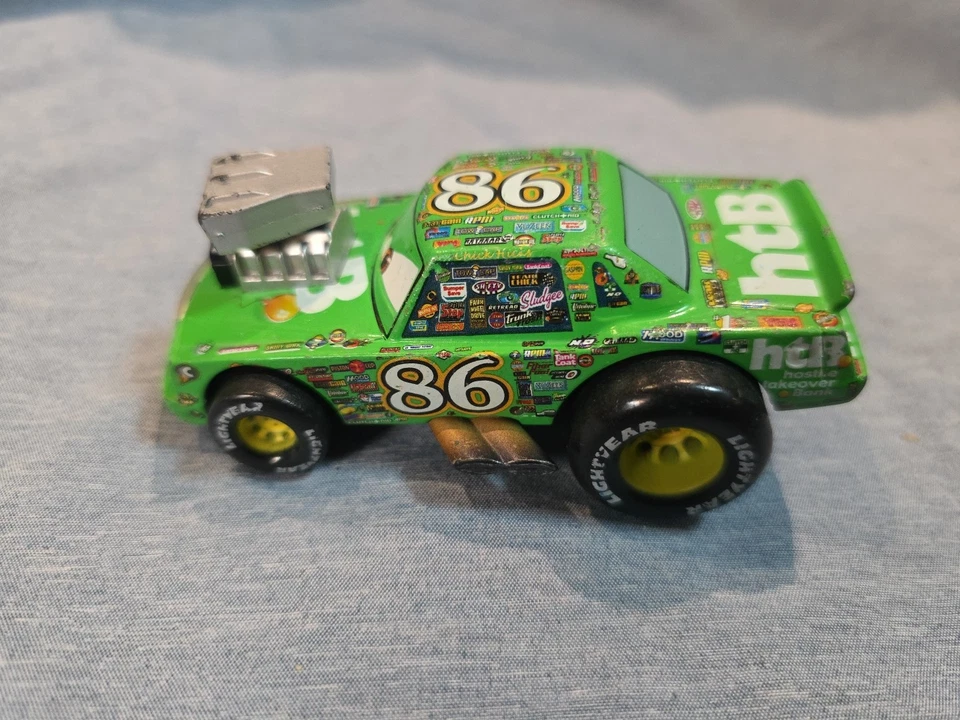 Disney Pixar Cars Hot Roddin Chick Hicks #86 Deluxe 1:43 Disney Store Foto 2 de 4