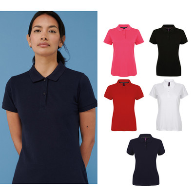 Henbury Damen Poloshirt aus mikrofeinem Piqué H102 - Modern Fit