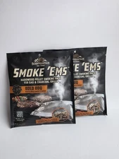 Bear Mountain Smoke ‘Ems BOLD BBQ Real Wood Smoke On Any Grill 12 Oz Pack Of 2