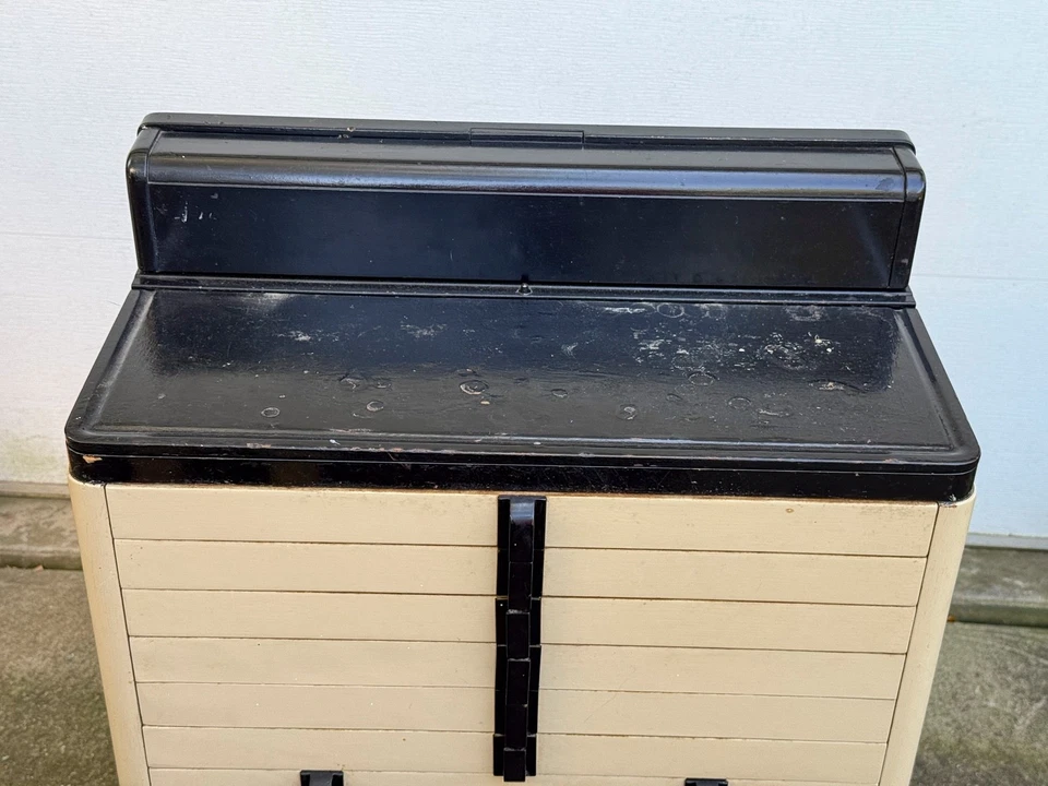 Vintage Art Deco American Cabinet Co. Steel Medical Dental Dentist Chest Cabinet - Image 3 of 4