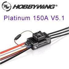 Hobbywing Platinum 5-8V/10A BEC 3-8S HV 150A V5.1 Brushless ESC Speed Controller