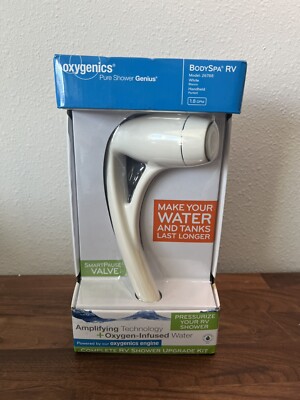 Oxygenics BodySpa RV 26788 2-Spray Handheld Shower Head for RV / Camper - White 