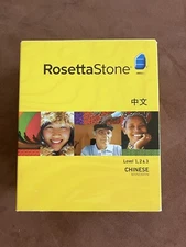 Rosetta Stone Chinese (Mandarin) Levels 1-3 Open Box