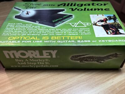 Morley little Alligator ボリュームペダル Morley Steve Vai Little Alligator Electro-Optical Volume