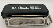 Swan 1040 Chromatic Harmonica In Soft Material Case.