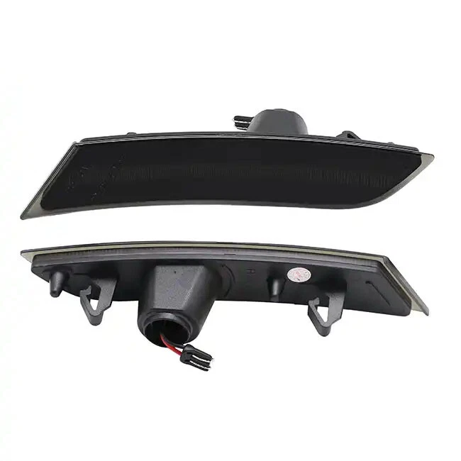 Lámpara de parachoques LED ámbar ahumado con luz de marcado frontal para Cadillac XTS 2013-2017 Foto 4 de 4