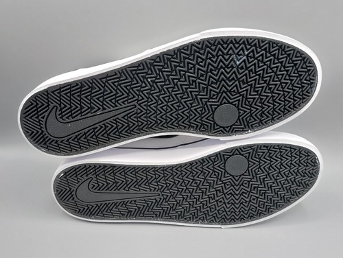 Nike SB Chron 2 Unisex Freizeit Sneaker in Weiß/Schwarz Größe UK 8 EU 42,5 NEU - Bild 9 von 13