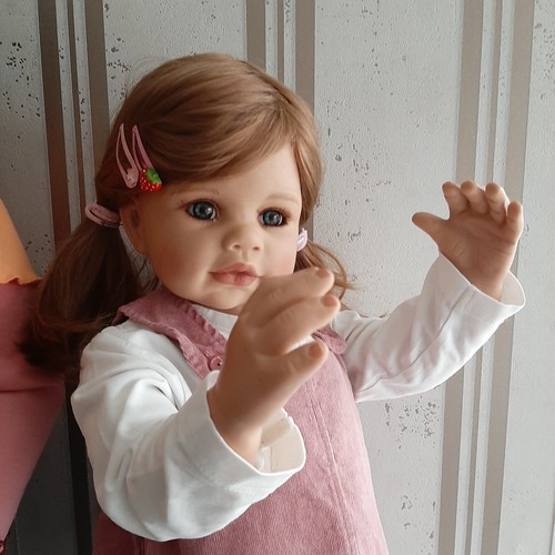 Künstlerpuppe"Finchen" Monika Levenig., inkl. Zertifikat. Lim: 100 - Bild 8 von 12
