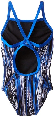 Speedo Girls' Endurance+ Deep Within Flyback-Y Competition Swimsuit - sz 6/22 - Picture 5 of 10